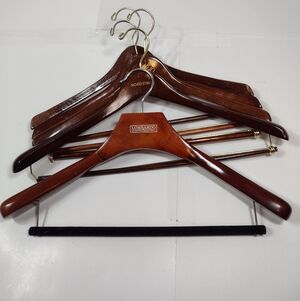 Lombardo & Nordstrom Wooden Suit Hangers - Brown